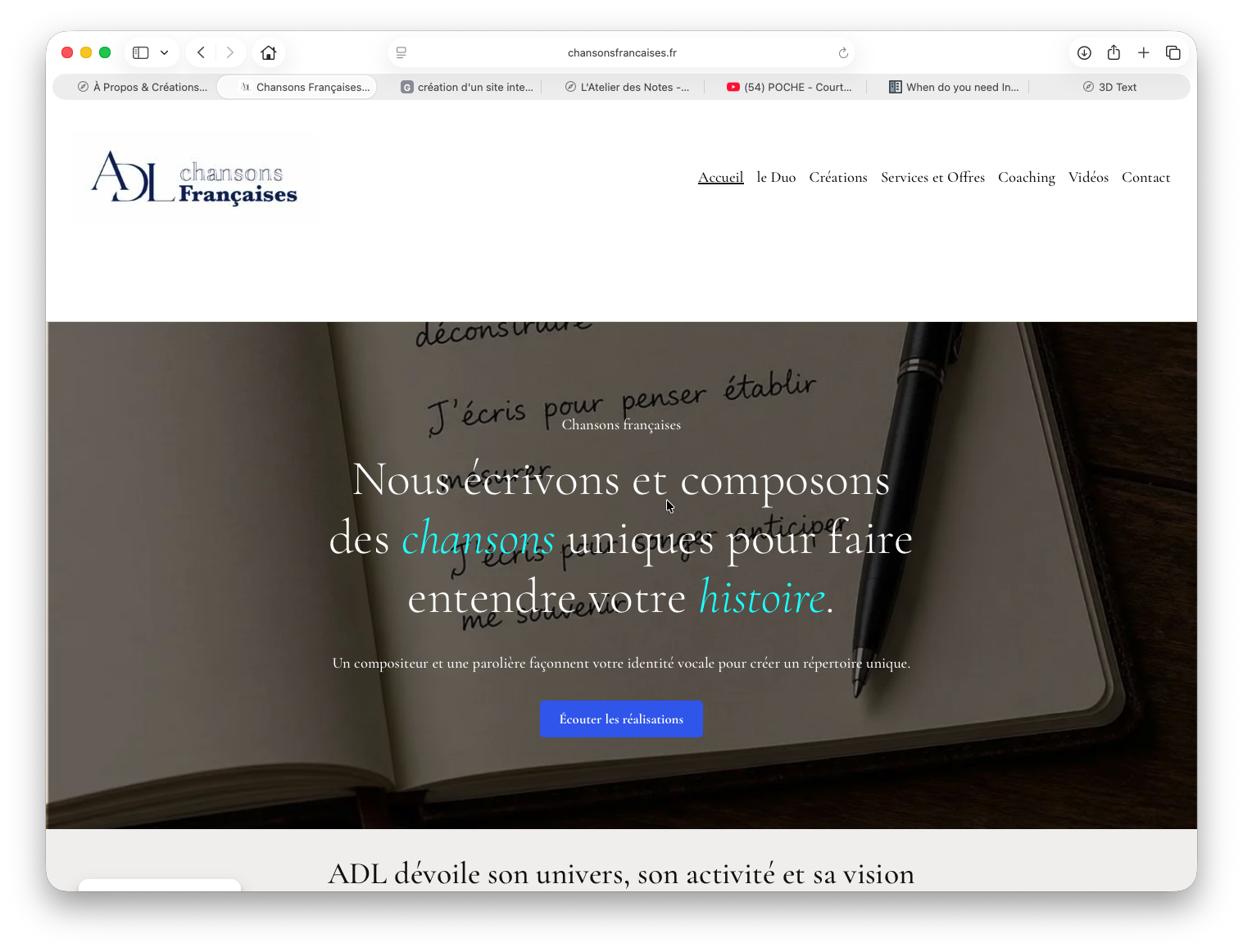 Site Chansons Françaises