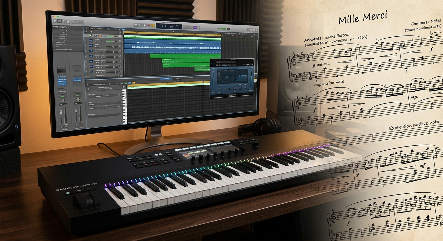 Mon studio de création musicale